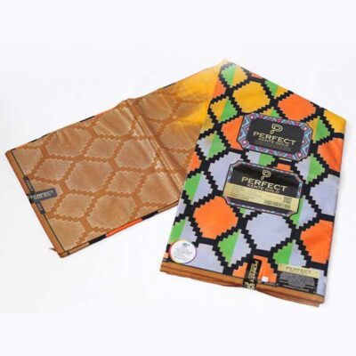 Multicolor Kente Gold Wax Fabric for Sale – vibrant African-inspired fabric at BaobabMart.