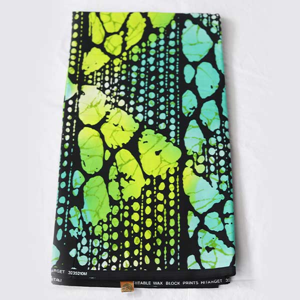 2-tone Hitarget Fabric with Triangular Patterns – bold, stylish fabric available at BaobabMart.