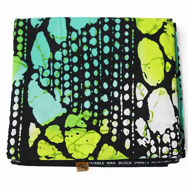 2-tone Hitarget Fabric with Triangular Patterns – bold, stylish fabric available at BaobabMart.