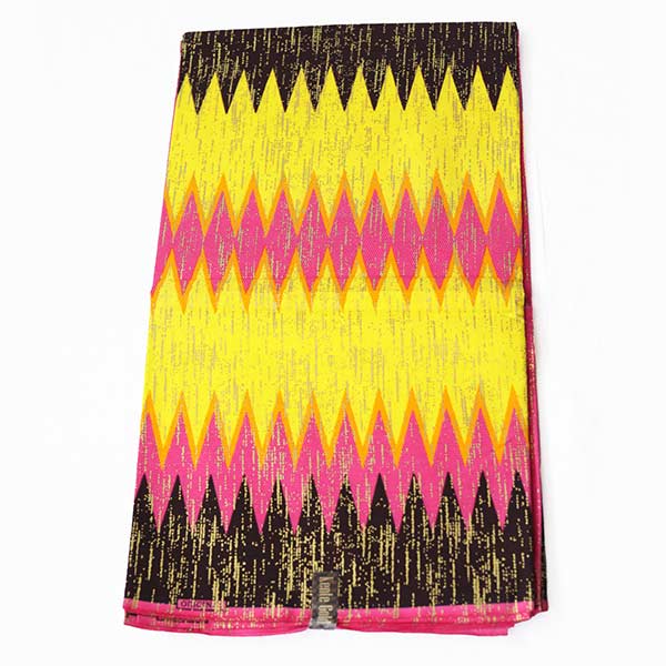 Pink Yellow and Black Kente Gold Wax Fabric at Baobabmart 3 Pink Yellow and Black Kente Gold Wax Fabric at Baobabmart