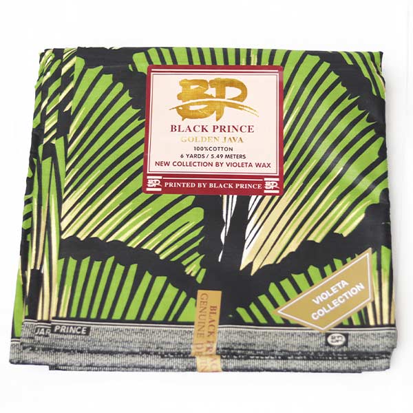 Black Prince Fabric With Green and Black Patterns 4 Black Prince Fabric With Green and Black Patterns