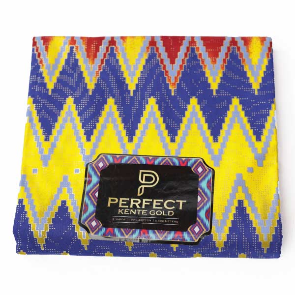 Kente Gold Multicolor Gradient Wax Fabric – vibrant African-inspired fabric at BaobabMart.5 Kente Gold Multicolor Gradient Wax Fabric – vibrant African-inspired fabric at BaobabMart.