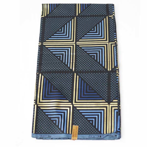 Black Prince Fabric with Triangular Patterns 3