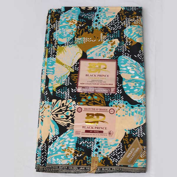 Black Prince Fabrice with printed Butterflies 1 Black Prince Fabrice with Printed Butterflies