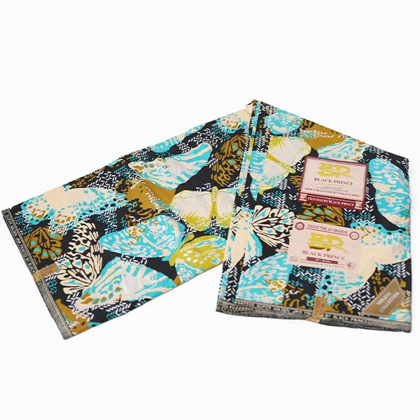 Black Prince Fabrice with printed Butterflies 2 Black Prince Fabrice with Printed Butterflies