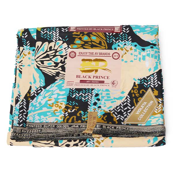 Black Prince Fabrice with printed Butterflies 4 Black Prince Fabrice with Printed Butterflies