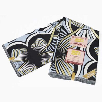 Black Prince Multicolored Printed Fabric Design for Sale at Baobabmart