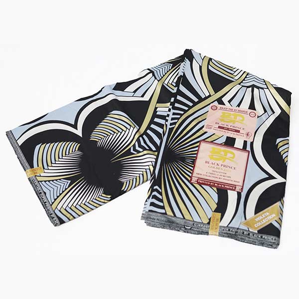 Black Prince Multicolored printed Fabric 2 Black Prince Multicolored Printed Fabric Design for Sale at Baobabmart