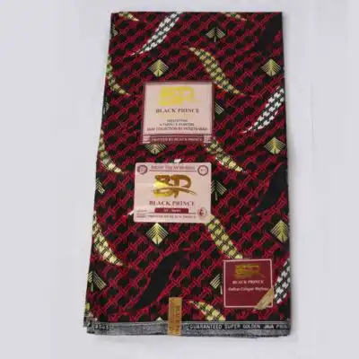 Black and Red Uniform Black Prince Fabric for Sale at Baobabmart