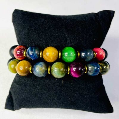 Handmade Multicolor Gemstones Bracelets for Sale – vibrant handmade jewelry at BaobabMart.