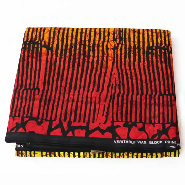 Hitarget 3-tone Fabric with Black Lines for Sale – bold, stylish fabric available at BaobabMart.