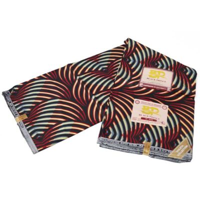 uy Red and Blue Black Prince Fabric Online at Baobabmart