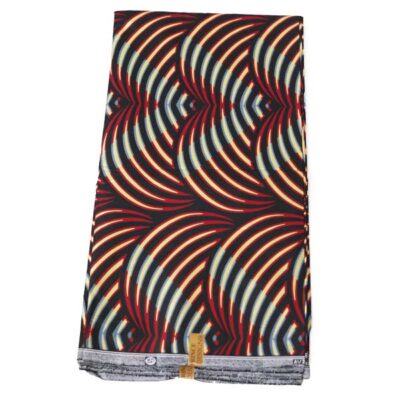 uy Red and Blue Black Prince Fabric Online at Baobabmart