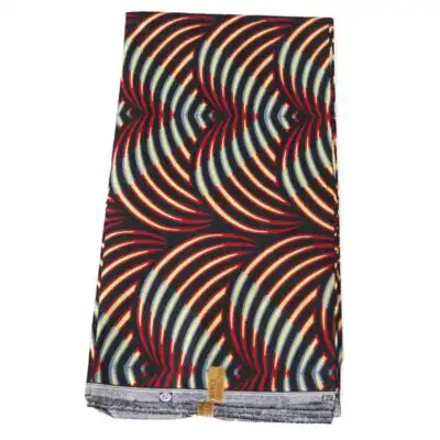uy Red and Blue Black Prince Fabric Online at Baobabmart