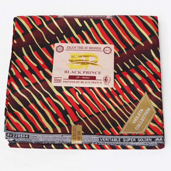 Red and Ox-Blood printed Black Prince Fabric 3 Red and Ox-Blood printed Black Prince Fabric for Sale with wax prints at Baobabmart