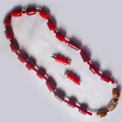 Coral Stone Necklace