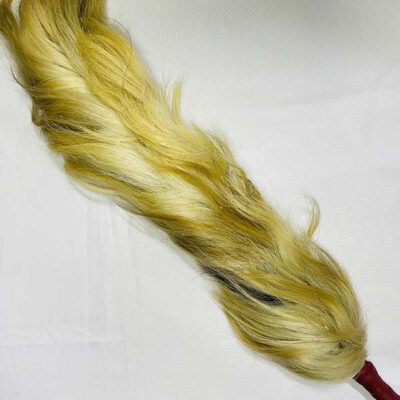 Natural African White Horse Tail – authentic cultural accessory available at BaobabMart.