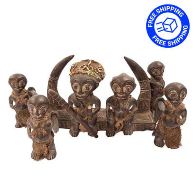 Cameroon Grassfield Royal Sculpture Collection with Free Shipping