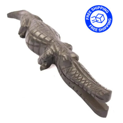 Handcarved Wooden Crocodile with Free Shipping - Baobabmart free shipping offers