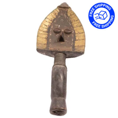 Reliquary Metal Spear Like Sculpture with Free Shipping