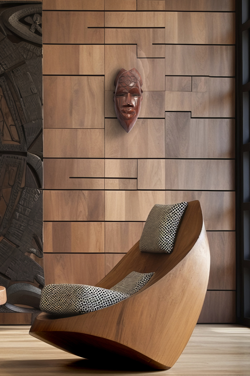 African Chokwe Mask with free shipping