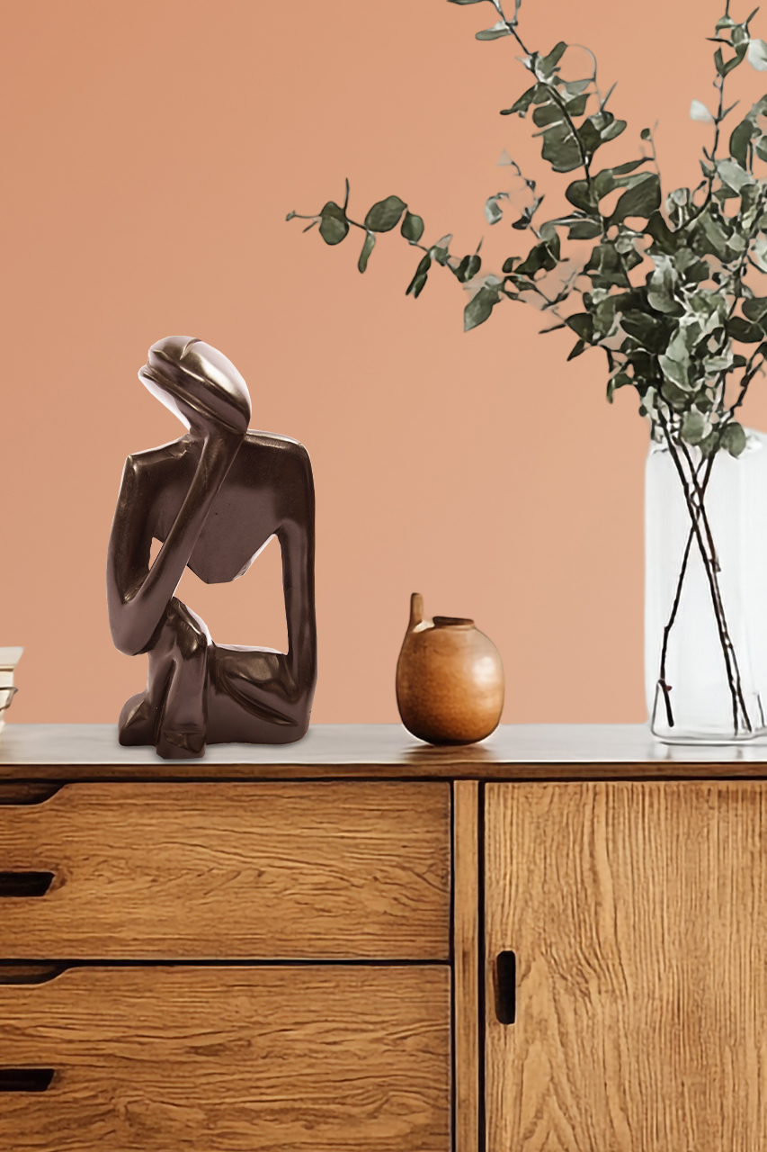 African Woman Thinker Statue with Free Shipping