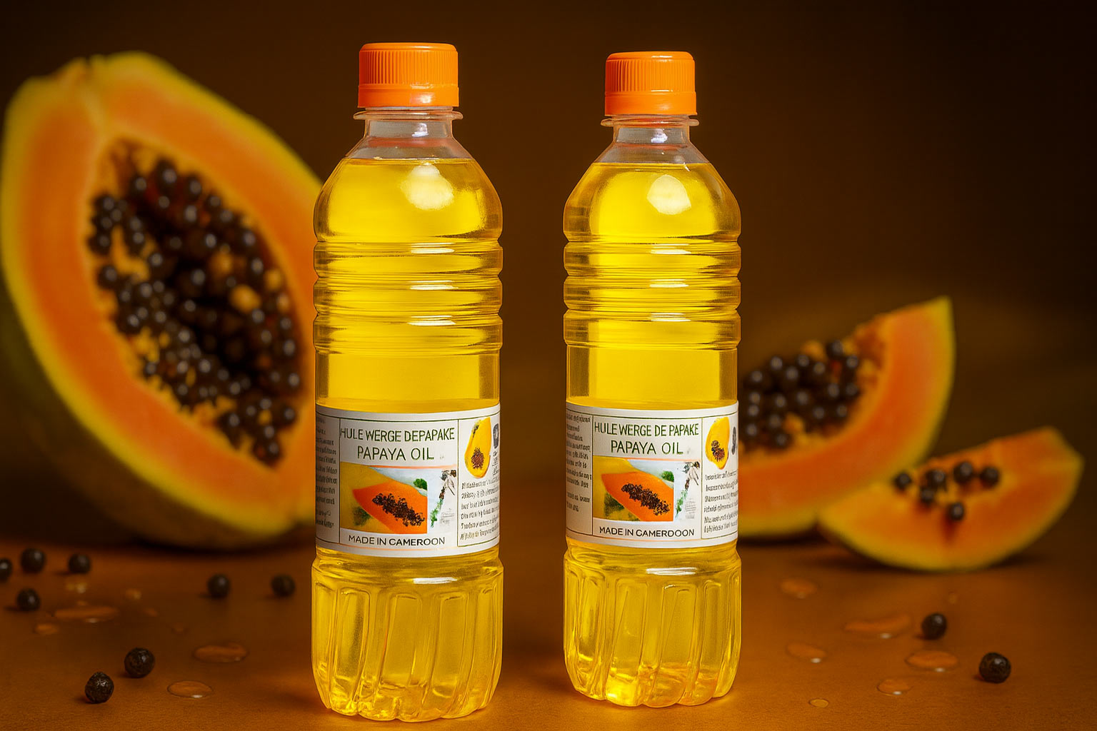 2 Bottles Organic Papaya Seed Oil with Free Delivery