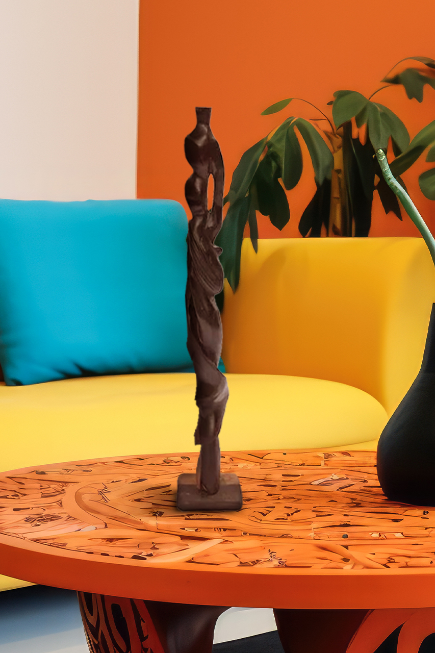 free shipping statues of woman with a jar on head - display