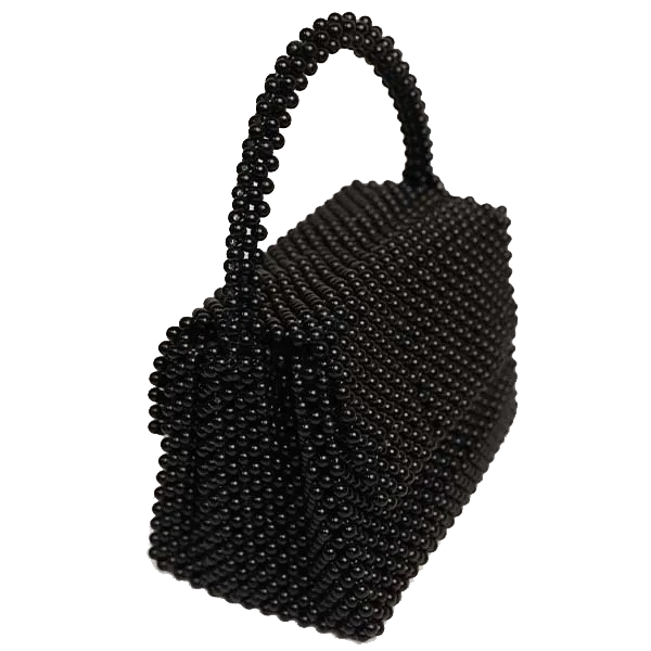 Beaded Pearl Handbag with Free Shipping - no bg