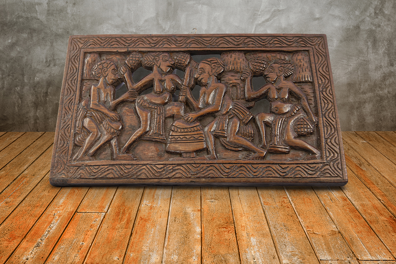 Hand Carved Wall Panel with Free Shipping - Baobabmart
