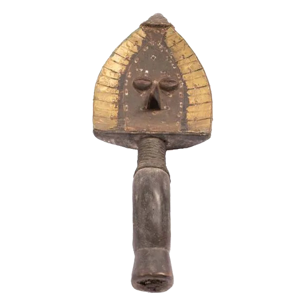 African Metal Spear Like Sculpture with Free Shipping
