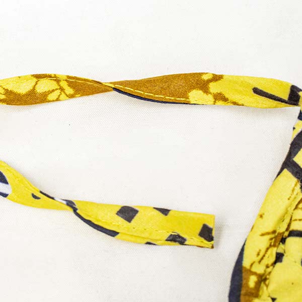 yellow and green Afritude cape 8 Afritude Neck Cape for Sale – Handmade African Afritude Neck Cape for sale with wax fabrics, available now at Baobabmart